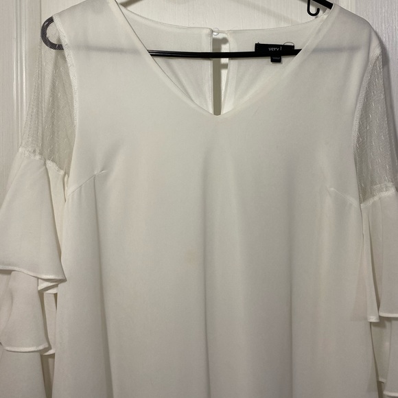 WHITE MINI DRESS - Picture 2 of 4